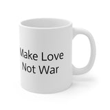 ๐ **Embrace Unity with Our "Make Love Not War" Coffee Mug: We Are All One!** ๐