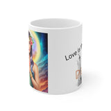 π **Introducing Our "Namaste - Love is the Answer" Coffee Mug!** π