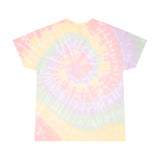 "Psychedelic Tie-Dye Tee Shirt - Make Love Not War - Vintage-Inspired Peaceful Vibes!"