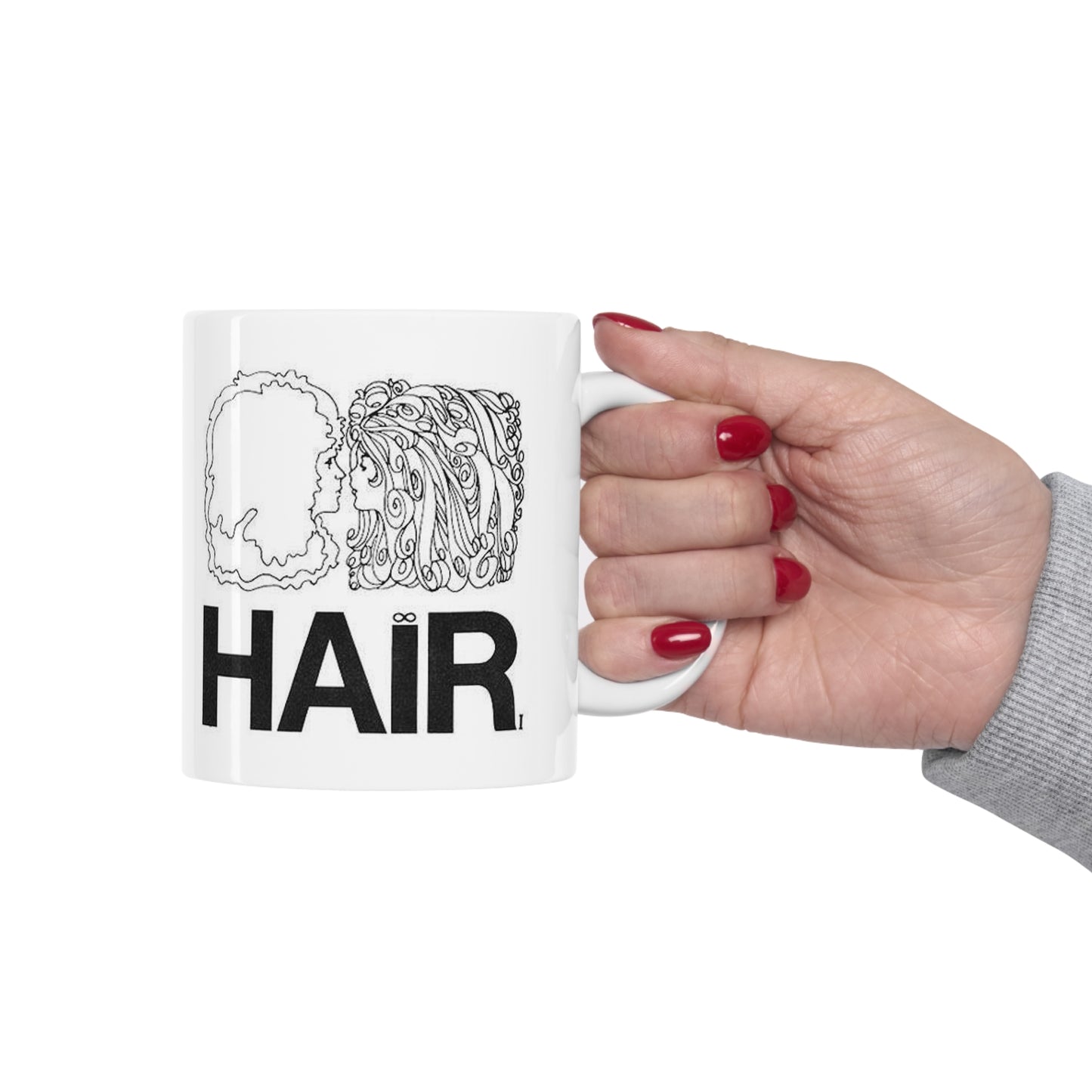 A Coffee cup in the women hand