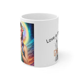 🌟 **Introducing Our "Namaste - Love is the Answer" Coffee Mug!** 🌟
