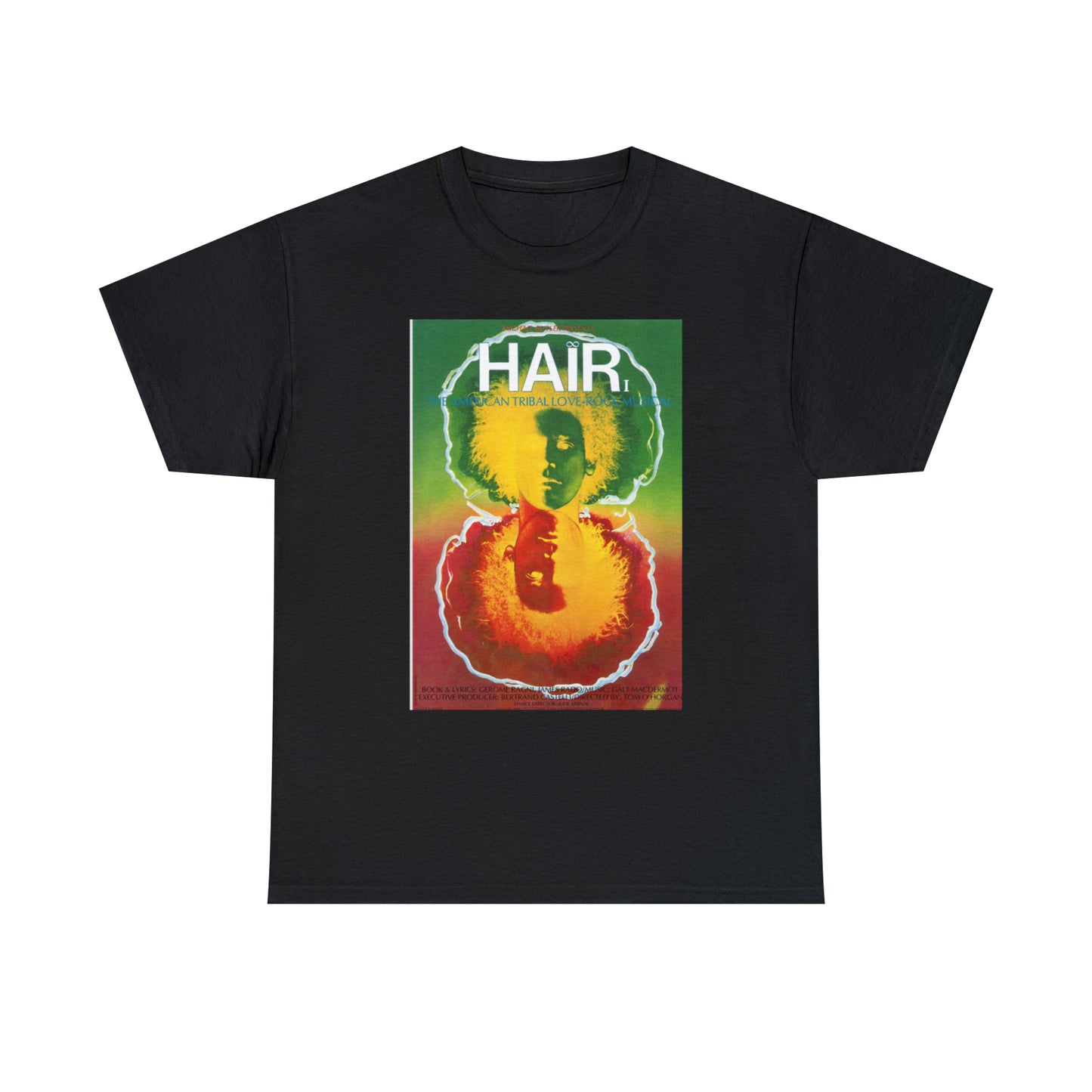 🌍✌️ New HAiR the Musical 1968 Tee Shirt - Spreading Peace and Love for All Humanity - Retro Hippie Vibes!"✌️🌈