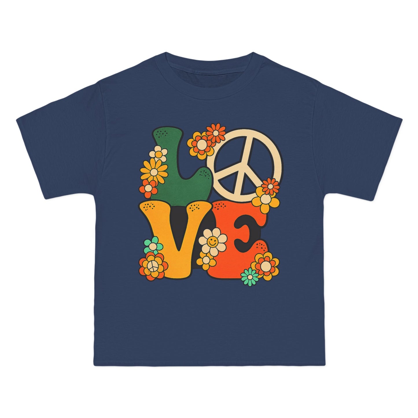Peace & Love 1960s Graphic T-Shirt — Summer of Love Retro Tee