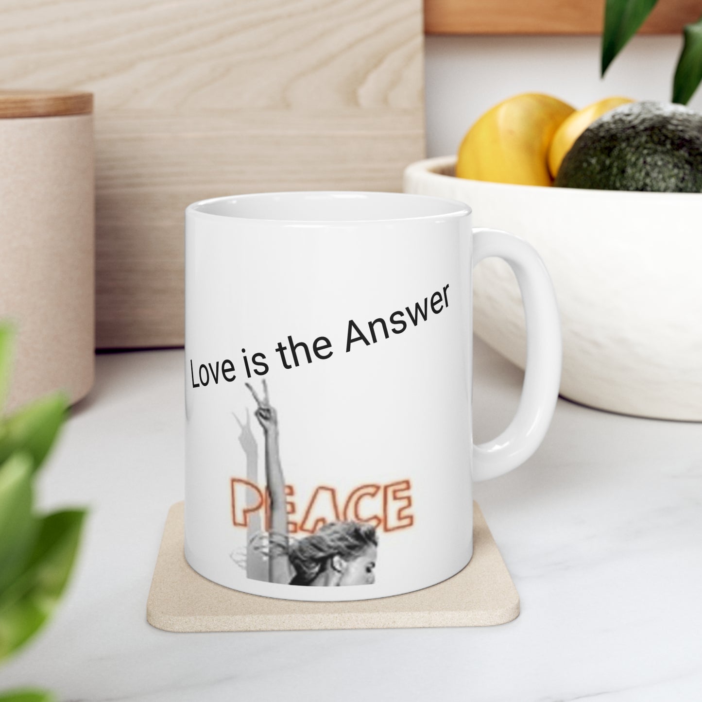 🌟 **Introducing Our "Namaste - Love is the Answer" Coffee Mug!** 🌟