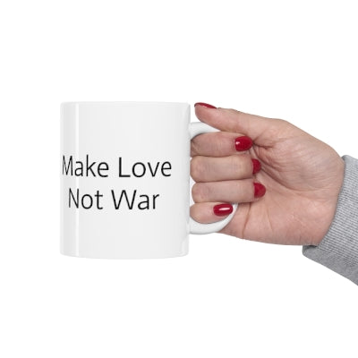 🌈 **Embrace Unity with Our "Make Love Not War" Coffee Mug: We Are All One!** 🌈