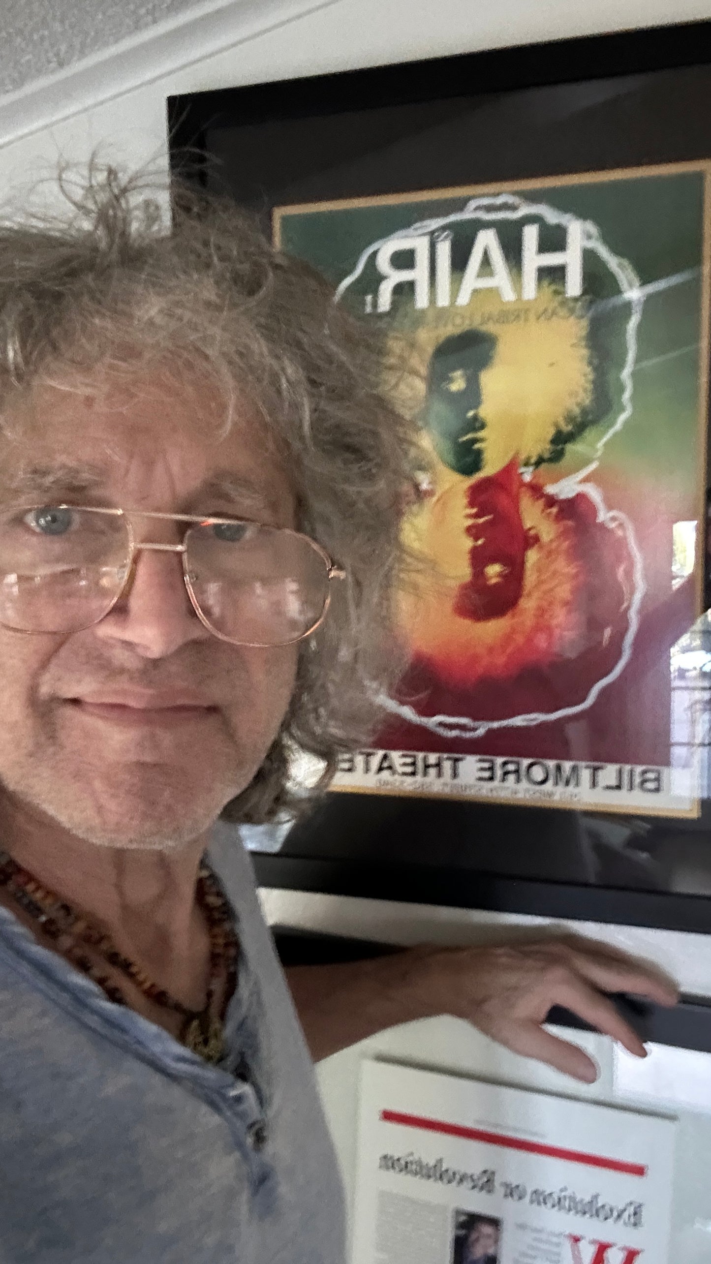 HAiR the Musical poster with men